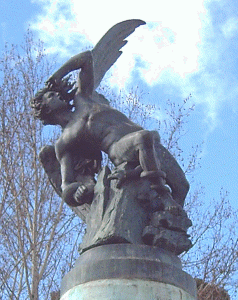Esc, XIX, Bellver, Ricardo, El Angel Caído, Parque del Retiro, Madrid, 1878