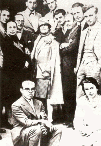 Arq XX CIAM Asistentes, Le Cobusier y otros, 1928