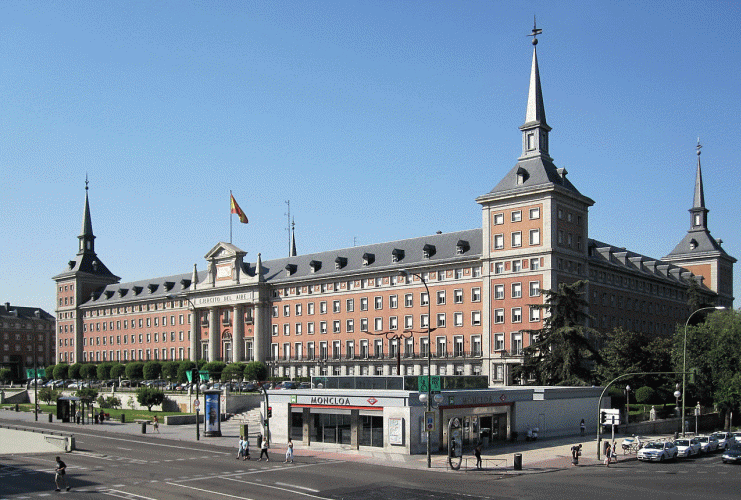 Arq XX Gutirrez Coto, Luis, Ministerio del Aire, Moncloa, Madrid, 1954-1958