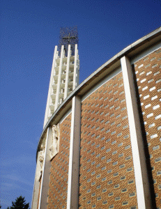 Arq, XX, Fisac, Miguel, Iglesia de los dominicos, exterior, detalle, Madrid, 1959-1960