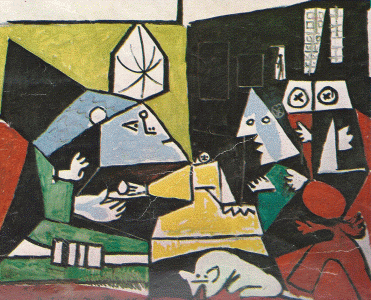 Pin, XX, Picasso, Las Meninas, versin, detalle, 1957