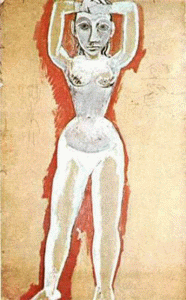 Pin, XX, Picasso, Desnudo de Mujer, Col. Picasso, Lucerna, Suiza, 1908