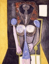 Pin, XX, Picasso, Franos Gillot, Femme dans un Fauteil, 1946