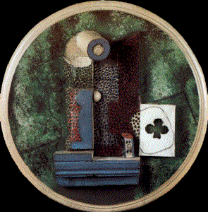 Pin, XX, Picasso, Au copa, pipa, as de trbol y dado de madera, M. Picasso, Pars, 1914