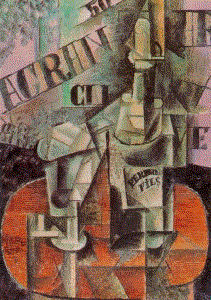 Pin, XX, Picasso, Botella de Pernod y copa, M. Hermitage, San Petersburgo, Rusia, 1912