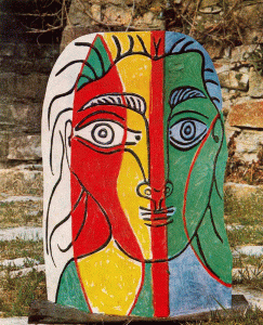 Pin, XX, Picasso, Cabeza de mujer, Col. privada, 1961