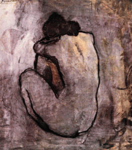 Pin, XX, Picasso, Desnudo azul, 1902