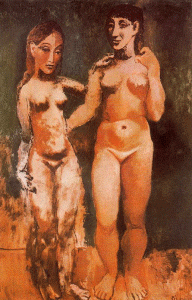 Pin, XX, Picasso, Dos mujeres desnudas, Col. Privada, Suiza 1906