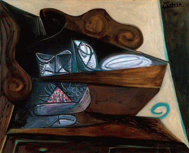 Pin, XX, Picasso, El aparador del cataln, Staatsgalerie, Stuttgart, Alemania, 1943