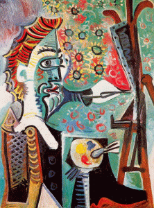 Pin, XX, El pintor III, Col. privada, 1963