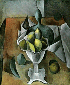 Pin, XX, Picasso, Frutero, leo y lienzo, M. de Arte Moderno, N. York, USA, 1917