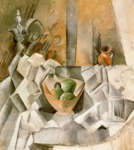 Pin, XX, Picasso, Garrafa, jarra y frutero, Solomon R. Guggenheim Museum, N. York, 1909