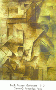 Pin, XX, Picasso, Guitarrista, Centre Pompidou, 1910