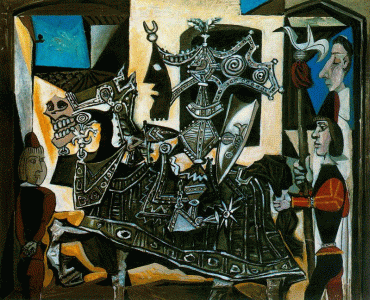 Pin, XX, Picasso, Juegos de pajes, M. Picasso, Pars, 1951