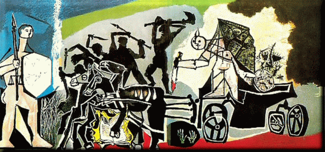 Pin, XX, Picasso, La guerra, 1952