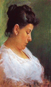 Pin, XIX, Ricasso, La madre del Artista, 1896