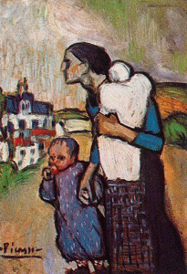 Pin, XX, Picasso, La madre, Saint Louis Art Museum, 1901