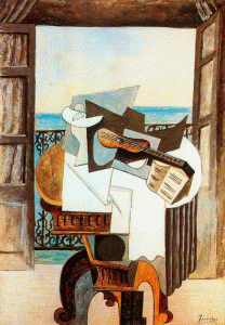 Pin, XX, Picasso, La mesa delante de la ventana, Galerie Rosengart, Colonia, Alemania, 1919