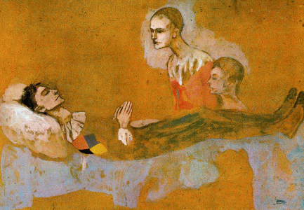 Pin, XX, Picasso, La muerte del arlequn, Col. Privada, 1906