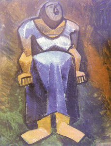 Pin, XX, Picasso, La mujer del granjero, M. Hermitage, San Petersburgo, Rusia 1908