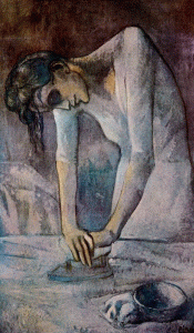 Pin, XX, Picasso, La Planchadora, Salomon R. Bugenheim Museum, N. York, 1904