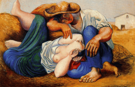 Pin, Picasso, Pablo, La siesta, Col.Abbey Aldrich Rockefeller Bequest, The Museum of Modern Art, N. York, 1919 