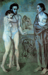 Pin, XX, Picasso, La vida, Cleveland Museum of Art, Ohio, USA, 1903