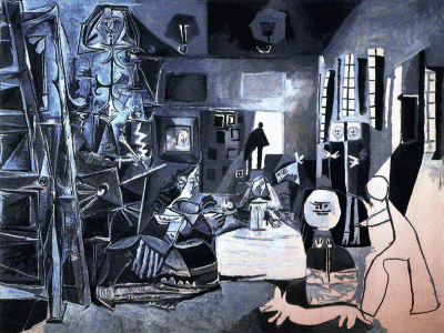 Pin, XX, Picasso, Las Meninas M. Picasso, Barcelona, 1957