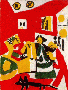 Pin, XX, Picasso, La Meninas Moins Velzquez y Mari Brbola, M. Picasso, Barcelona, 1957