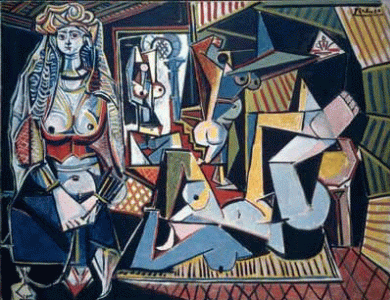 Pin, XX, Picasso, Las mujeres de Argel, 1955