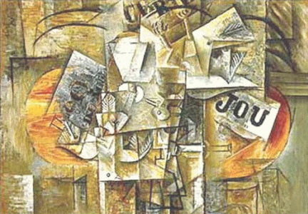 Pin, XX, Picasso, Los pjaros muertos, M. Reina Sofia, Madrid, 1912