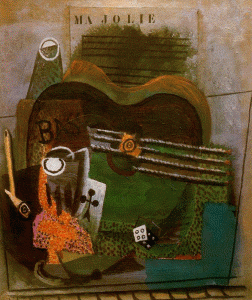 Pin, XX, Picasso, Ma jolie, Col. Heiz Berggruen, Ginebra, Suiza, 1914