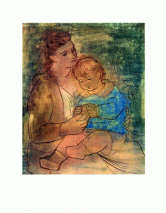 Pin, XX, Picasso, Mujer e hijo, 1922