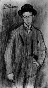 Pin, XX, Picasso, Retrato de Juan Vidal i Ventisa, 1899-1900