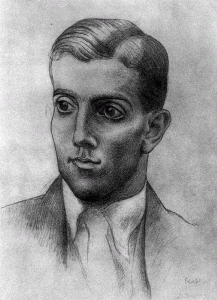 Pin, XX, Picasso, Pablo, Retrato de Leonide Massine, Instituto de Arte, Chicago, USA, 1919