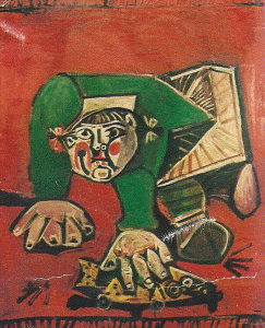 Pin, XX, Picasso, Retrato de su hija Paloma jugando, Propiedad del autor, 1953