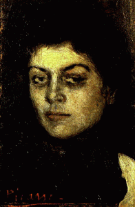 Pin, XX, Picasso, Retrato de una mujer Jven, 1901