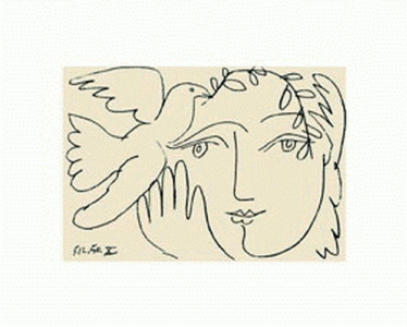 Pin, XX, Picasso, El Rostro de la Paz