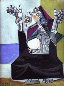 Pin, XX, Picasso, Suplicante, Guernica, 1937