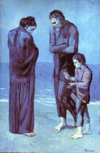 Pin, XX, Picasso, Tragedia, M. Picasso, Barcelona, 1903