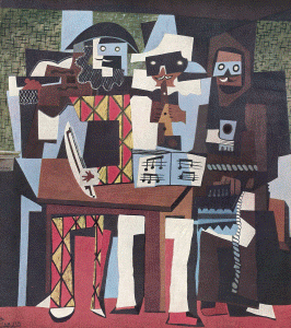 Pin, XX, Picasso, Tres mscaras musicales, 1921