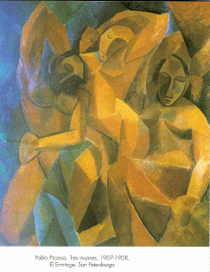 Pin, XX, Picasso, Tres Mujeres, M. Hermitage, San Petersburgo, Rusia, 1907-1908