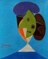 Pin, XX, Picasso, Busto de mujer, Col. privada, Basilea, Suiza, 1935