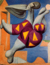 Pin, XX, Picasso, Bather with beach ball, The Museum of Modern Art, N. York, USA, 1932