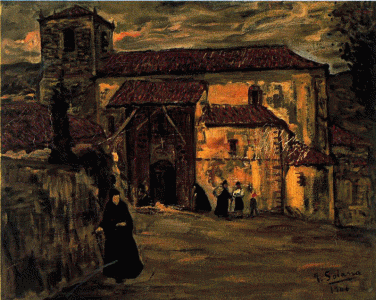Pin, XX, Gutirrez Solana, Jos, Iglesia de aldea, 1906