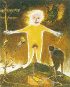 Pin, XX, Tpies, Antoni, Personaje con gatos, Expresionismo figurativo, 1948