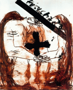 Pin, XX, Tpies, Antoni, Hesychasta, Expresionismo figurativo, Col. privada,Barcelon, 1996