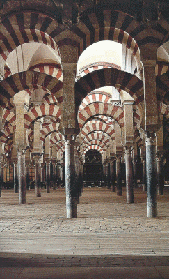 Arq, IX-X, Mezquita, interior, Naves, Crdoba, Espaa, 895-987