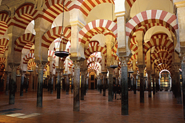 Arq, IX-X, Mezquita, Interior, Naves con arqueras, Crdoba, Espaa, 875-987