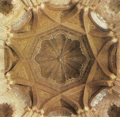 Arq, VIII-X, Mezquita, Cpula sobre el Mihab, Estrellada y Nervada, Crdoba, Espaa